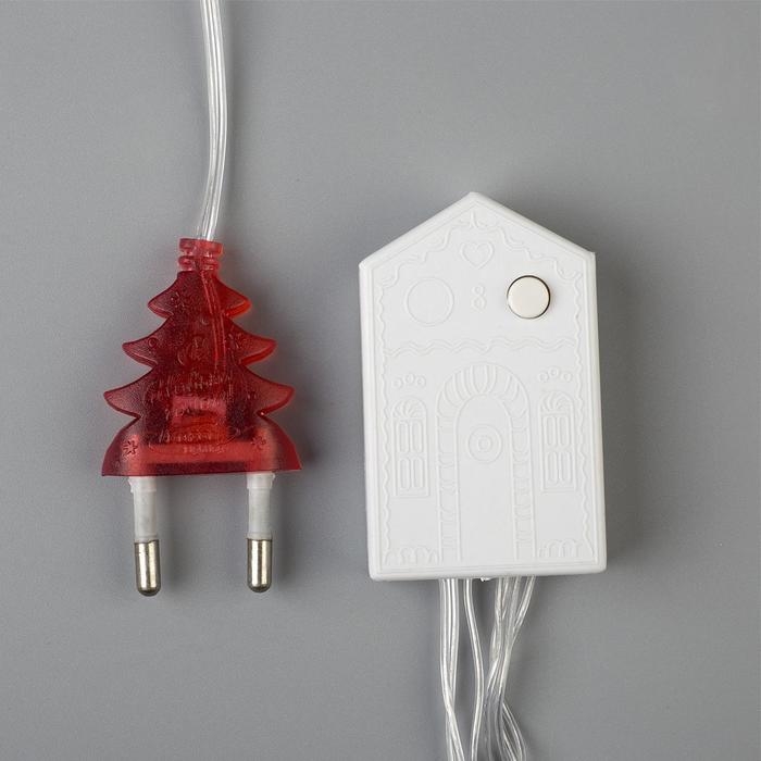 Гирлянда «Нить» 5 м, IP20, прозрачная нить, 50 LED, свечение красное, 8 режимов, 220 В Гирлянда «Нить» 5 м, IP20, прозрачная нить, 50 LED, свечение красное, 8 режимов, 220 В