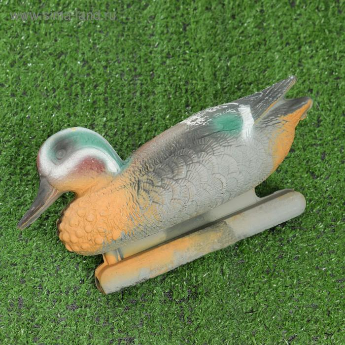 Фигура подсадная  Фигура подсадная "Чирок-свистунок" селезень, 24х11х12,5см