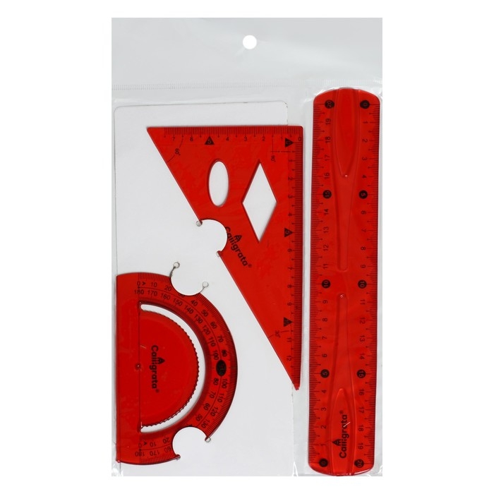 Набор геометрический, силиконовый, гибкий: линейка 20 см, угольник, транспортир, МИКС Набор геометрический, силиконовый, гибкий: линейка 20 см, угольник, транспортир, МИКС