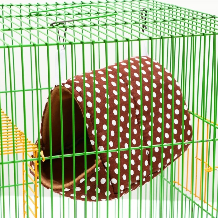 Домик  Домик "Нора" для грызунов 20*14*12 см, бязь, флис, поролон