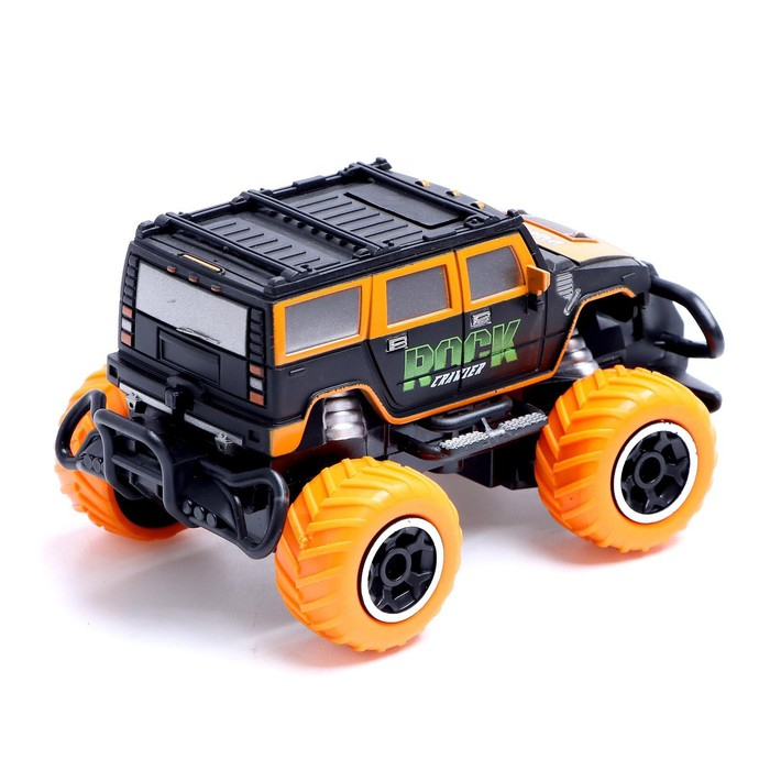 Джип радиоуправляемый «Граффити», работает от батареек, цвет оранжевый Джип радиоуправляемый «Граффити», работает от батареек, цвет оранжевый