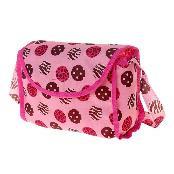 Коляска для кукол зимняя, с сумкой, ручка регулируется, металлический каркас, МИКС Коляска для кукол зимняя, с сумкой, ручка регулируется, металлический каркас, МИКС