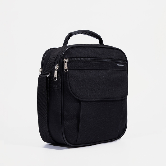 Сумка мужская RISE, цвет чёрный Сумка мужская RISE, цвет чёрный