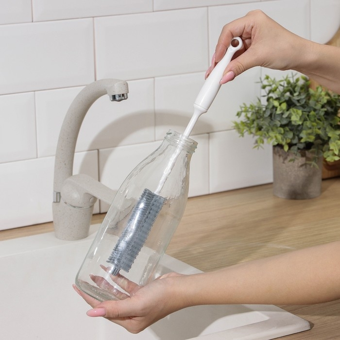 Ёрш для мытья посуды универсальный, 32×3,5 см Ёрш для мытья посуды универсальный, 32×3,5 см