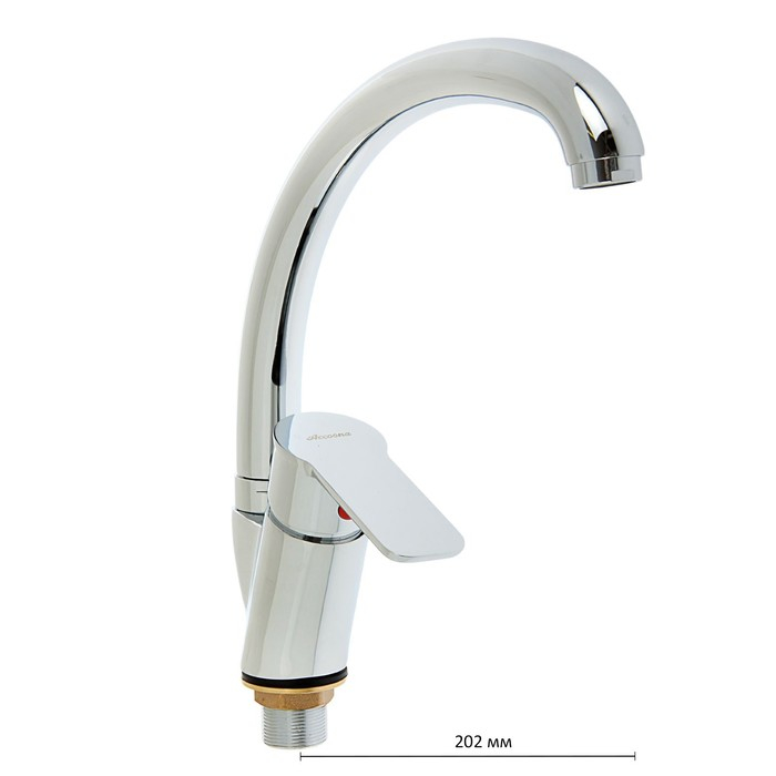 Смеситель для кухни Accoona А4064, однорычажный, хром Смеситель для кухни Accoona А4064, однорычажный, хром