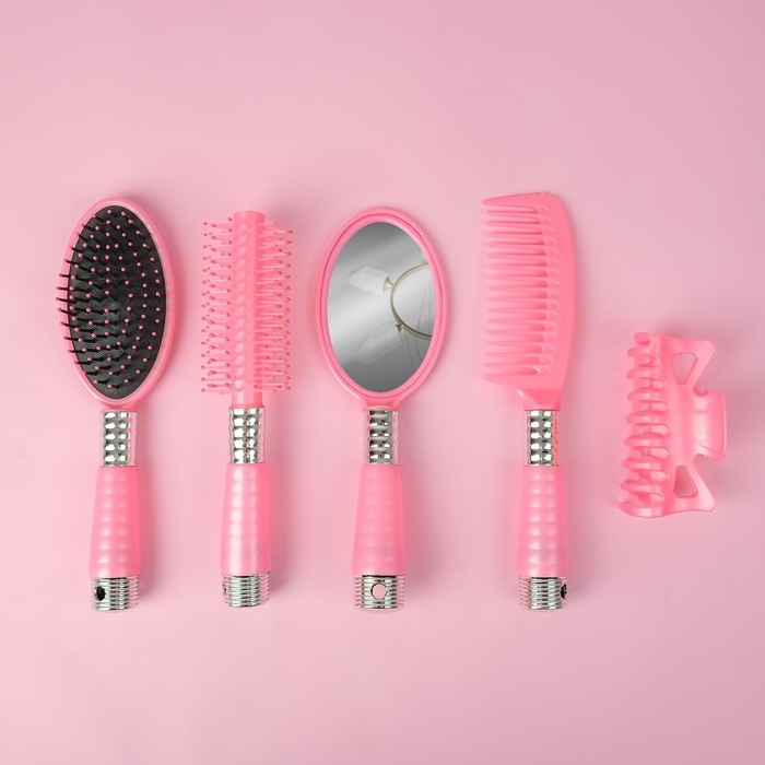 Набор парикмахерский, 5 предметов, цвет МИКС Набор парикмахерский, 5 предметов, цвет МИКС