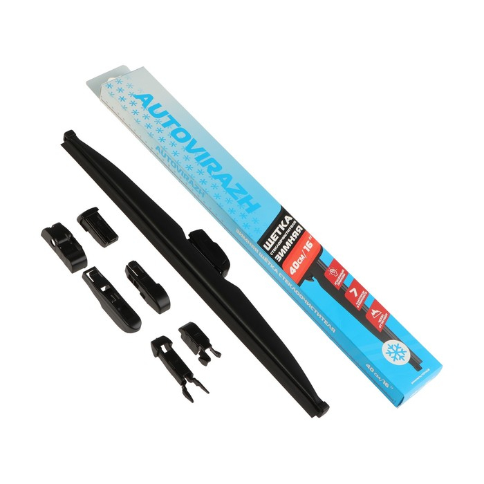 Щетка стеклоочистителя Autovirazh, 16 Щетка стеклоочистителя Autovirazh, 16"/400 мм, зимняя, крючок