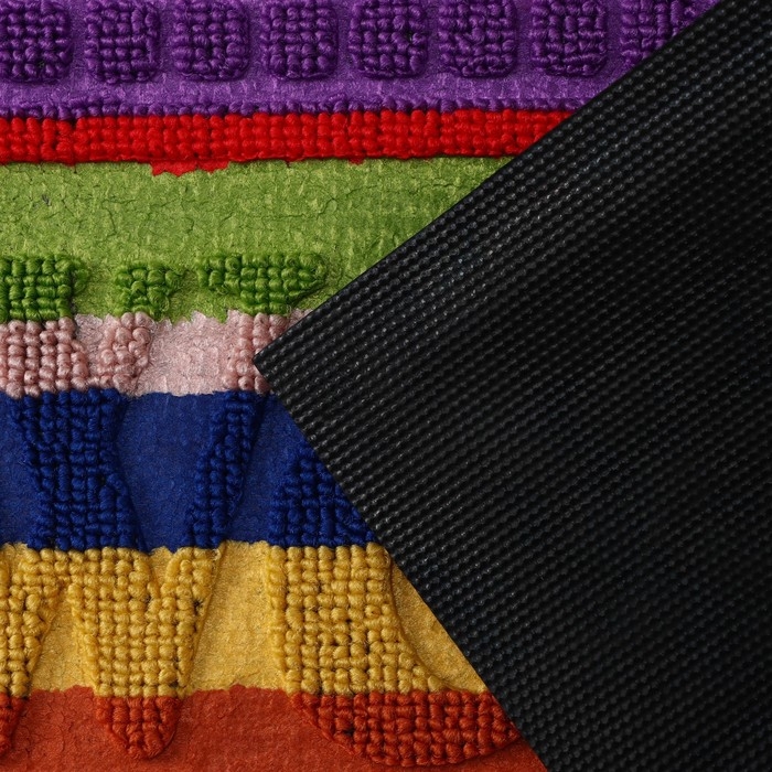 Коврик влаговпитывающий придверный с окантовкой Доляна «Welcome. Стандарт», 40×60 см, цвет МИКС Коврик влаговпитывающий придверный с окантовкой Доляна «Welcome. Стандарт», 40×60 см, цвет МИКС