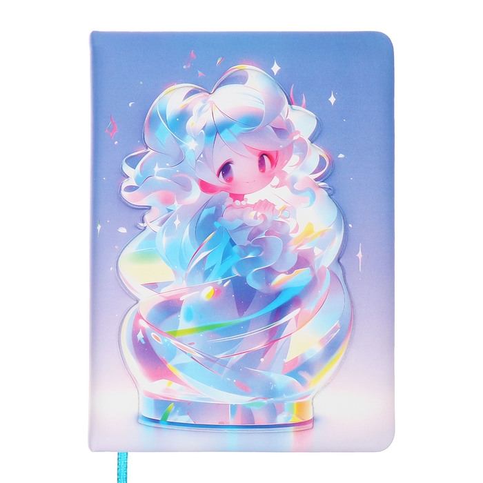 Записная книжка подарочная 96л,линия, цветной срез,обложка ПВХ 3D Аниме (17,7х12,4см) Записная книжка подарочная 96л,линия, цветной срез,обложка ПВХ 3D Аниме (17,7х12,4см)