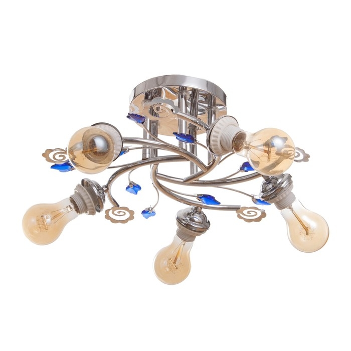 Люстра Люстра "Бэлл" БП 5х40Вт Е27 Хром МОДЕЛЬ: 2612356