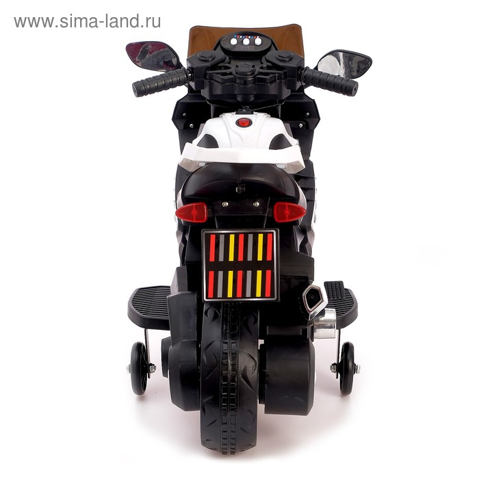 Электромобиль «Спортбайк», цвет белый Электромобиль «Спортбайк», цвет белый