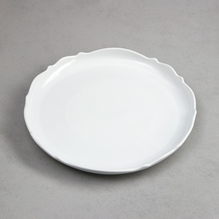 Блюдо «Волна», 30 см, круглое, фарфор, Иран Блюдо «Волна», 30 см, круглое, фарфор, Иран