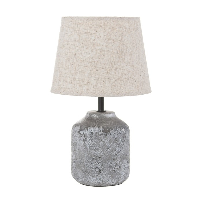 Настольная лампа Настольная лампа "Ариса" Е14 40Вт серый 20х20х32 см RISALUX
