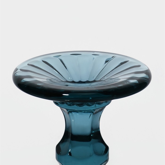 Бокал для шампанского стеклянный Magistro «Круиз», 160 мл, 7×20 см, цвет синий Бокал для шампанского стеклянный Magistro «Круиз», 160 мл, 7×20 см, цвет синий