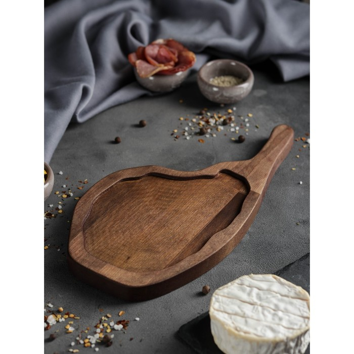 Доска для подачи Adelica «Стэйкхаус», 30×15×1,8 см, берёза Доска для подачи Adelica «Стэйкхаус», 30×15×1,8 см, берёза