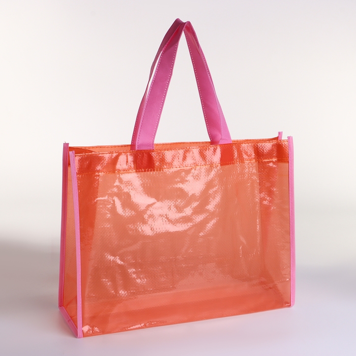 Сумка хозяйственная без застёжки, цвет красный Сумка хозяйственная без застёжки, цвет красный