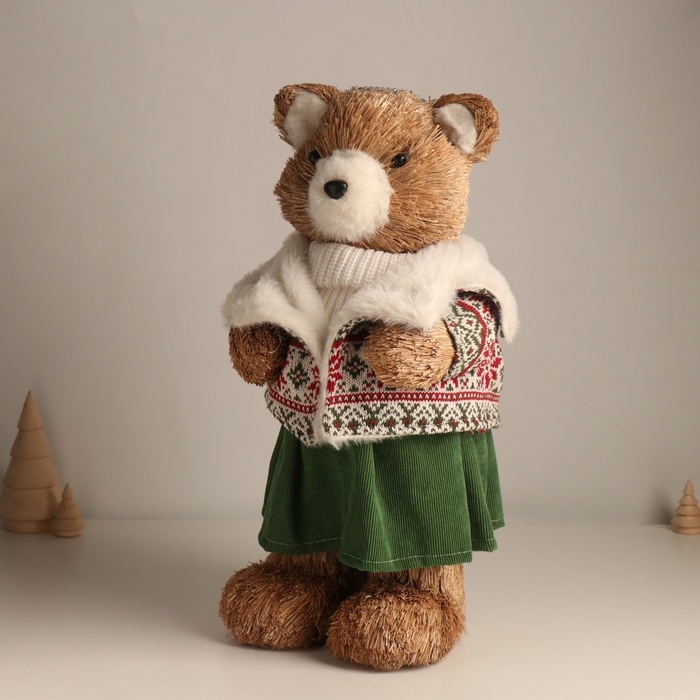 Декор  Декор "Медведица в зимней одёжке" 20х17х41 см