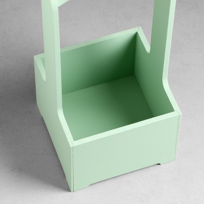 Кашпо - ящик деревянный 13,5х13,5х30 см Оливковый Кашпо - ящик деревянный 13,5х13,5х30 см Оливковый