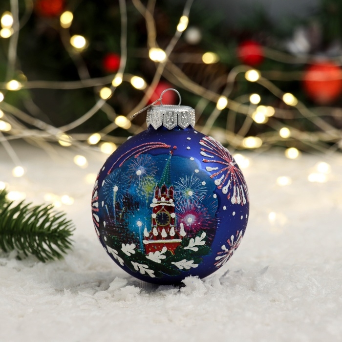 Шар Шар "Кремль", 80 мм., в подарочной упаковке