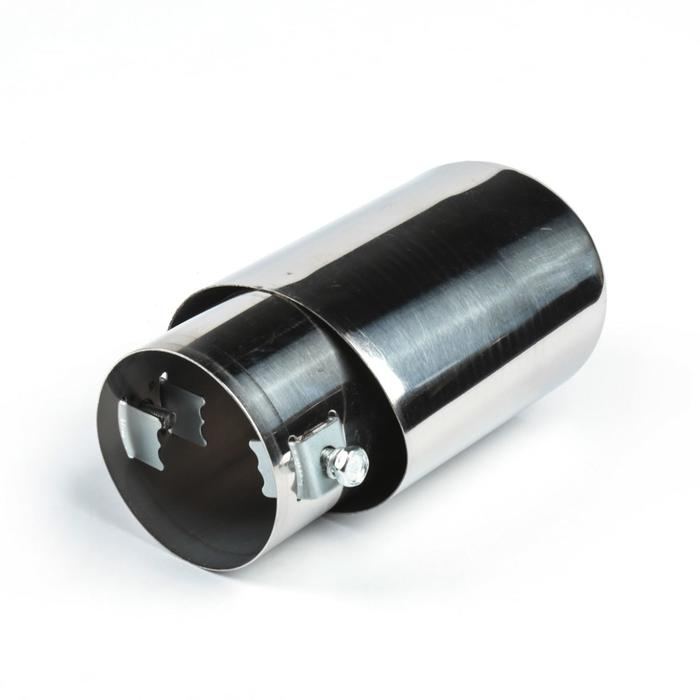 Насадка на глушитель скошенная 140×60 мм, посадочный 60 мм Насадка на глушитель скошенная 140×60 мм, посадочный 60 мм