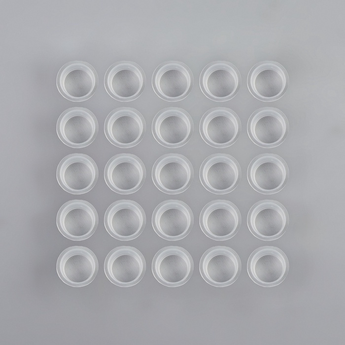 Колпачки для краски, d = 17 мм, набор - 25 шт, цвет прозрачный Колпачки для краски, d = 17 мм, набор - 25 шт, цвет прозрачный