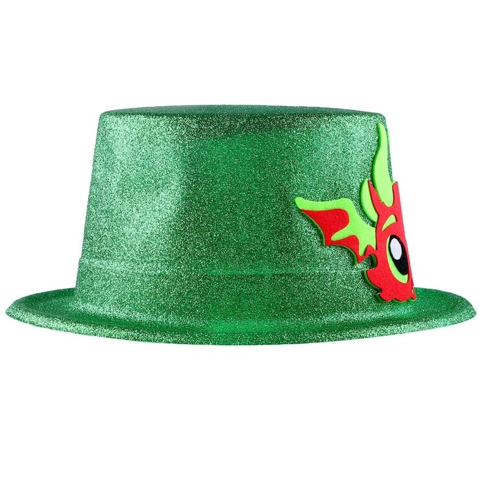 Карнавальная шляпа «Дракон», цвет красный Карнавальная шляпа «Дракон», цвет красный