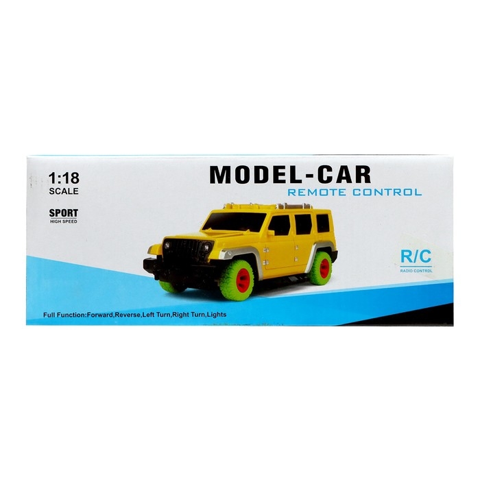 Джип радиоуправляемый «Полиция», работает от батареек, цвет белый Джип радиоуправляемый «Полиция», работает от батареек, цвет белый