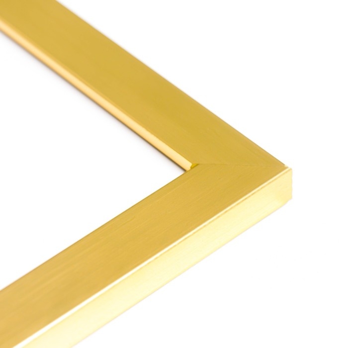 Фоторамка пластик Фоторамка пластик "МИРАМ" 25х35 см, золото (пластиковый экран)