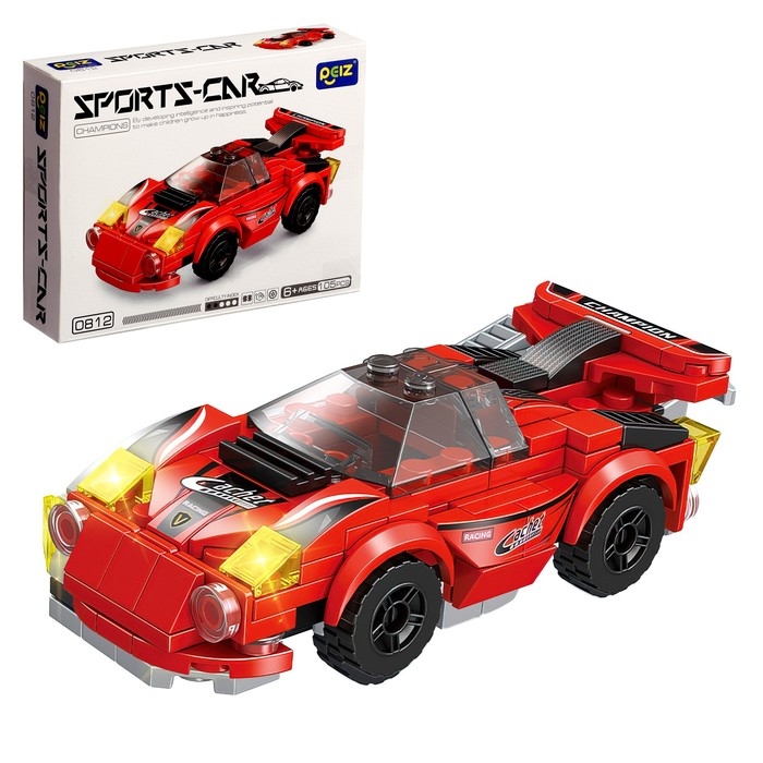 Конструктор Гонка &laquo;Спорткар&raquo;, 105 деталей