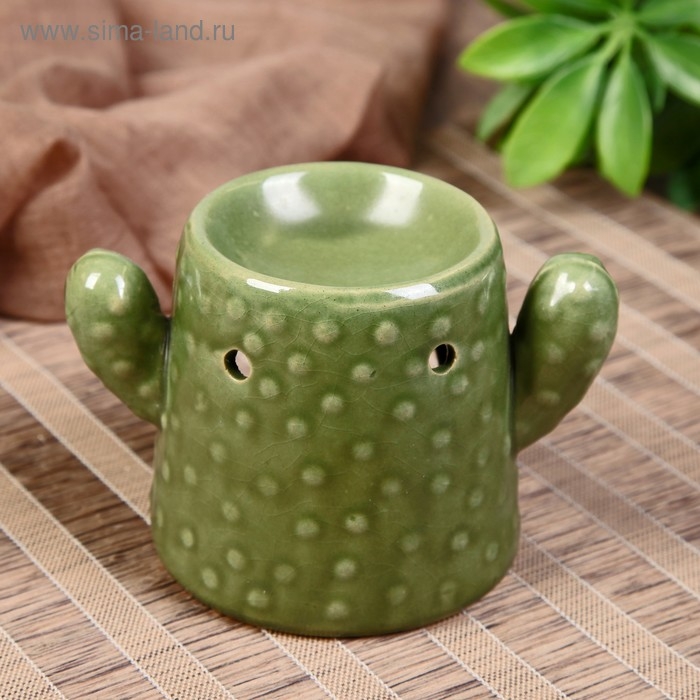 Аромалампа керамика Аромалампа керамика "Кактус" МИКС 7,7х12х8,2 см