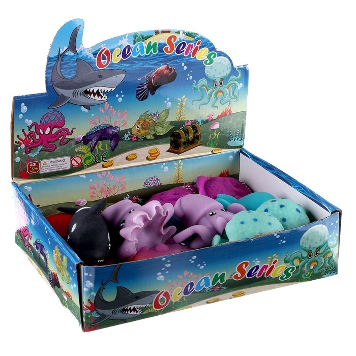 Мялка «Морские жители», виды МИКС Мялка «Морские жители», виды МИКС