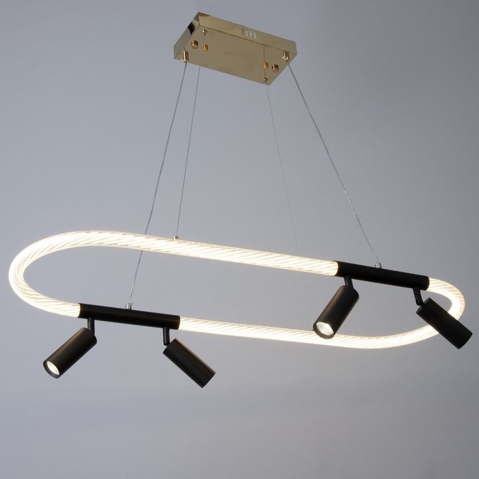 Светильник BayerLux Светильник BayerLux "Лани" LED 68Вт черно-золотой 29,5х14х89 см