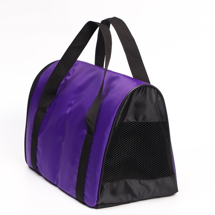 Сумка - переноска для животных  Сумка - переноска для животных "Туннель", нейлон, 37 х 22 х 26 см, фиолетовый