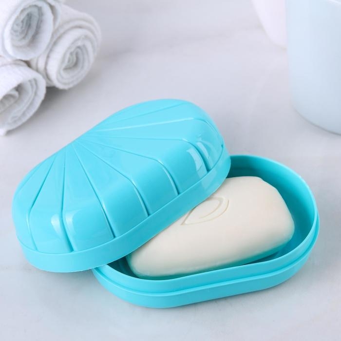 Мыльница «Дорожная», 11,5×8×4 см, цвет МИКС Мыльница «Дорожная», 11,5×8×4 см, цвет МИКС