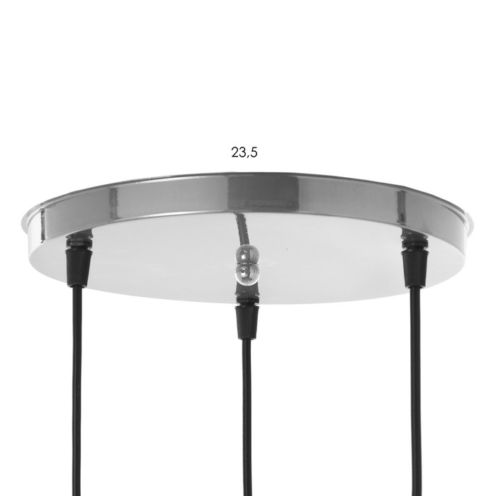 Люстра BayerLux Подвес BayerLux 4111/3 3х40Вт Е27, хром, d=13,5 см, h=10,5 см