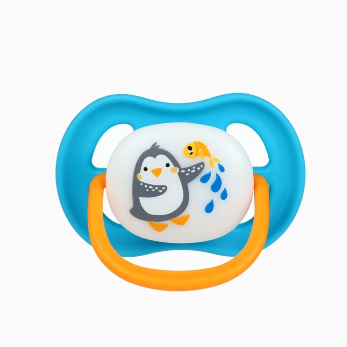 Соска - пустышка анатомическая  Соска - пустышка анатомическая "Для мальчика" +6 мес., 2 шт. + контейнер