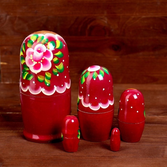 Матрёшка 5 в 1, расписная, большая, МИКС Матрёшка 5 в 1, расписная, большая, МИКС