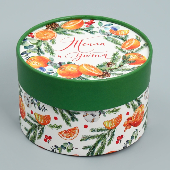 Набор шляпных коробок 3 в 1 «Акварельный», 16 х 10, 14 х 9, 13 х 8.5 см, Новый год Набор шляпных коробок 3 в 1 «Акварельный», 16 х 10, 14 х 9, 13 х 8.5 см, Новый год