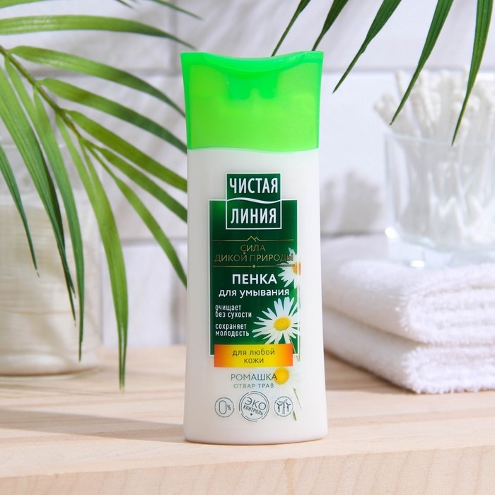 Пенка для умывания Чистая линия «Ромашка», 100 мл Пенка для умывания Чистая линия «Ромашка», 100 мл