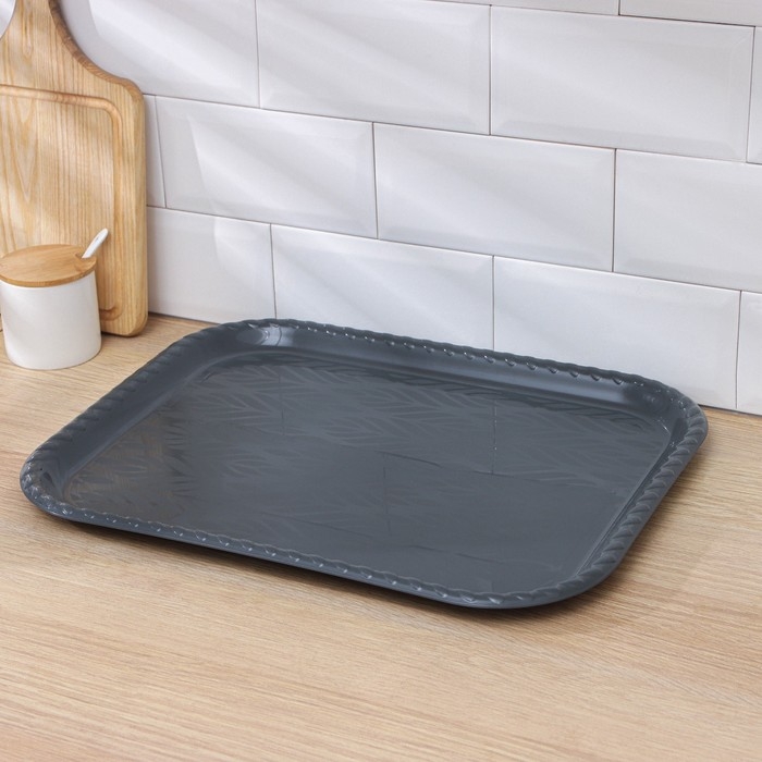 Поднос «Колос», 45,5×36 см, цвет микс Поднос «Колос», 45,5×36 см, цвет микс