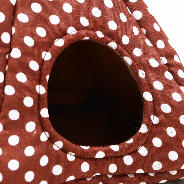 Домик  Домик "Вигвам" для грызунов 17*17*17 см, бязь, флис, поролон