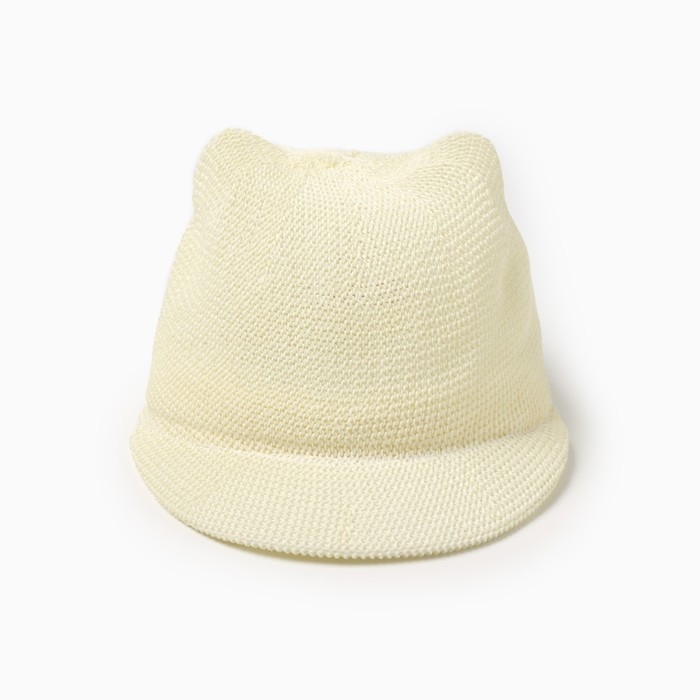 Кепи детская, цвет молочный, размер 48-50