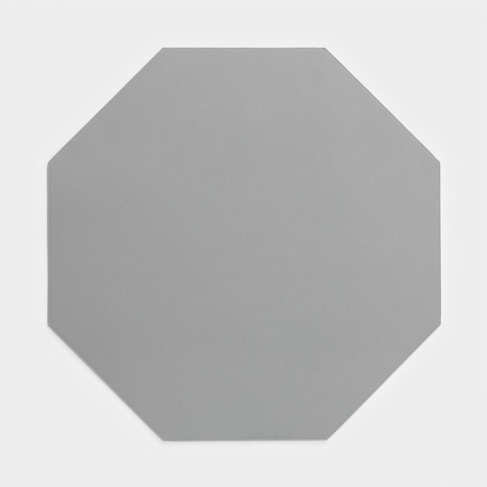 Салфетка сервировочная на стол «Тэм», 38×38 см, цвет серый