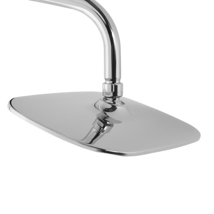 Душевая система ZEIN Z1005, тропическая и ручная лейка 3 режима, шланги, стойка, мыльница Душевая система ZEIN Z1005, тропическая и ручная лейка 3 режима, шланги, стойка, мыльница