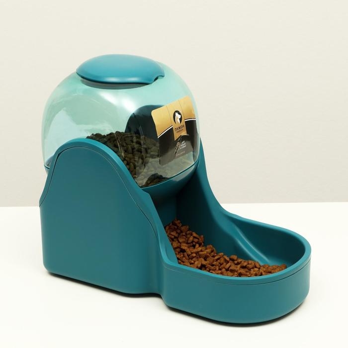 Автокормушка  Автокормушка "Пижон Premium",  контейнер 3,5 л, зелёная