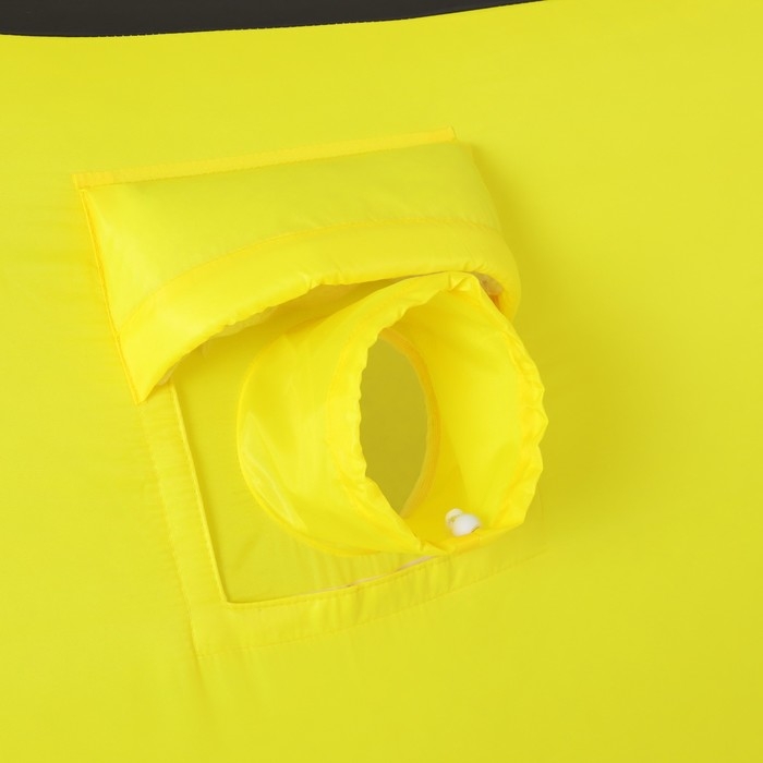 Палатка зимняя утепленная Helios, 1.8 х 1.8 м, цвет желтый/серый (HS-WSCI-180YG)