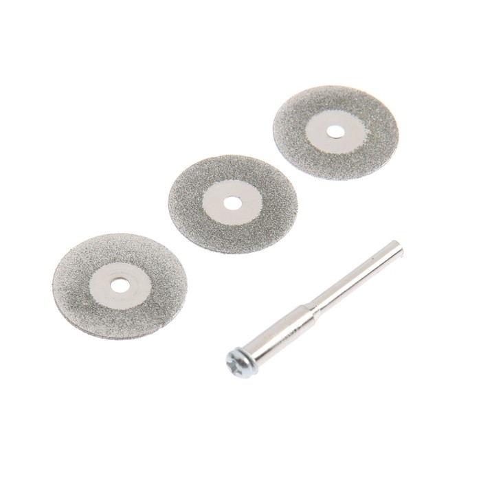 Круги FIT, с алмазным напылением 3 шт., d=22 мм, штифт d=3,1 мм Круги FIT, с алмазным напылением 3 шт., d=22 мм, штифт d=3,1 мм