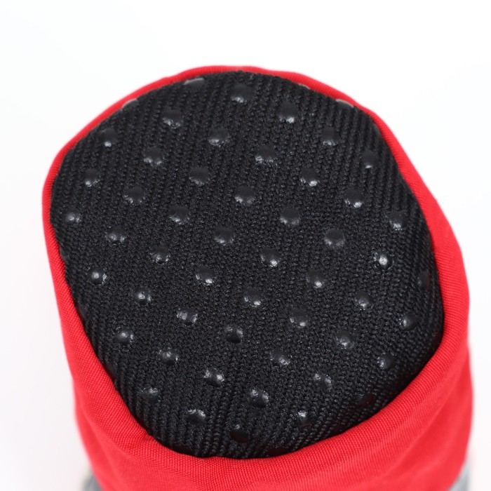 Ботинки для собак "Уют" с утяжкой, набор 4 шт, размер 3 (4, 5 х 3, 5 см), красные