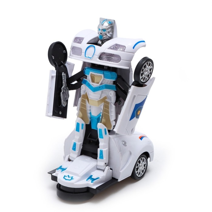 Робот «Полицейский», трансформируется, световые и звуковые эффекты Робот «Полицейский», трансформируется, световые и звуковые эффекты