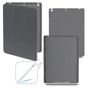 Чехол-книжка iPad 10.2 (2019/2020/2021) Smart Сase (Pencil) Dark Grey №7